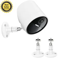 2 Pack Wall Mount Compatible SimpliSafe Outdoor Security Camera, 360° Rotation.