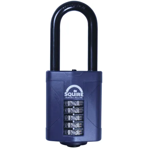 Squire CP60/2.5 Combined Lock 5 Wheels 60mm Extra Long Hook 63mm