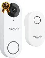 REOLINK 2K WiFi Video Doorbell Camera with Chime Wired 5GHz