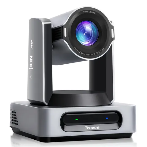 4K 60FPS NDI PTZ Camera, AI Auto Tracking 3.0, 30X Zoom 1/1.8 UHD CMOS 8.42MP, S