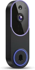 1080P Wireless Video Doorbell with AI Human Detection, All-Day Security Camera,