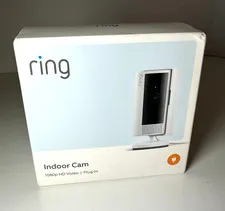 Ring Indoor Camera 1080p 2nd Gen HD Video Security Camera NEW Sealed White Alexa
