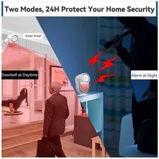 125dB Motion Sensor Alarm with Remote Control