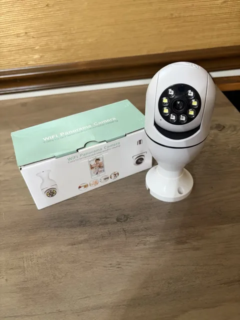 WiFi Panorama Camera Indoor IP/Network Wireless Surveillance Camera White (1)