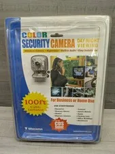 Wiscomm OC960 Color Security Camera with 100ft Cable - Day/Night, Audio