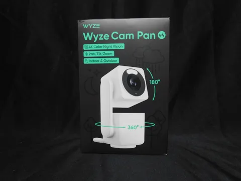 WYZE Cam Pan v4, 4K Smart Security Camera, AI Indoor/Outdoor - (EB45)