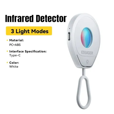 Essager Mini Hidden Camera Detector Portable Infrared Lens Finder