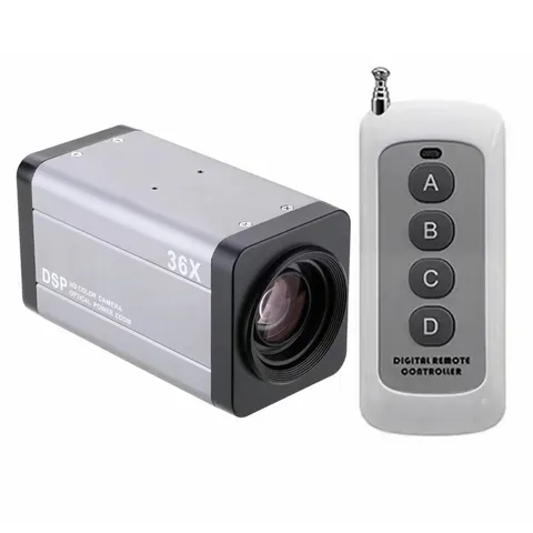 CCTV 1/4in 1200TVL 36X Optical Zoom DSP Color Video Box Camera Auto Focus