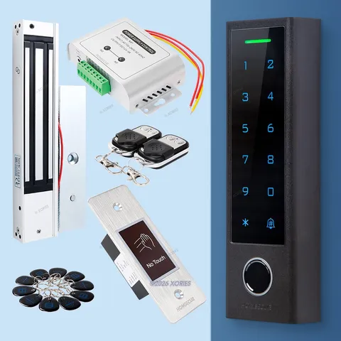 HOMSECUR IP66 APP WIFI Fingerprint Access Control Set Waterproof 280KG Mag Lock