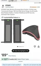 HTZSAFE Solar Wireless Driveway Alarm System