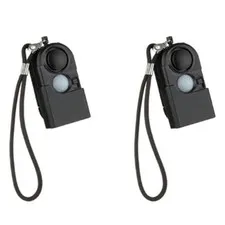 2Pcs Camping Travel Portable PIR Motion Sensor Detector A I3809