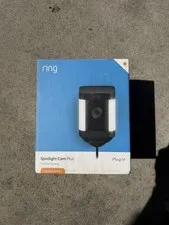 Ring Spotlight Cam Plus Outdoor/Indoor 1080p Plug-In Surveillance Camera