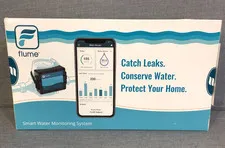 Flume F1000 Water Monitoring System, 1st Gen. Flume 1, Flume 1100, Sealed Box.