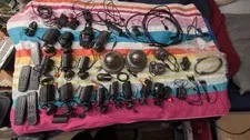 lot of swan security cameras, ac adapter, security system, CCTV.