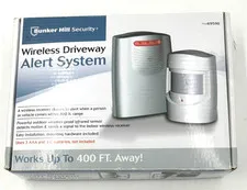 Bunker Hill Security Wireless Driveway Alert System Model 69590 Range 200 Ft
