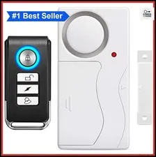 Wireless Door Alarm 105dB Remote Control Anti Theft Magnetic Window Security
