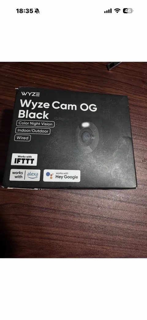 Wyze Cam OG  Wired Indoor Outdoor 1080p HD Smart Home Security Camera