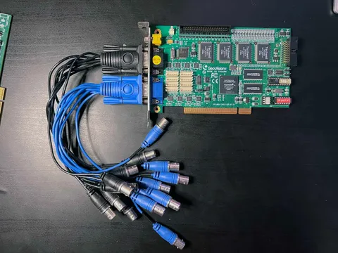 GeoVision GV1480/1240/1120 V2.01 16 Channel PCI DVR CCTV Capture Card w/ cables