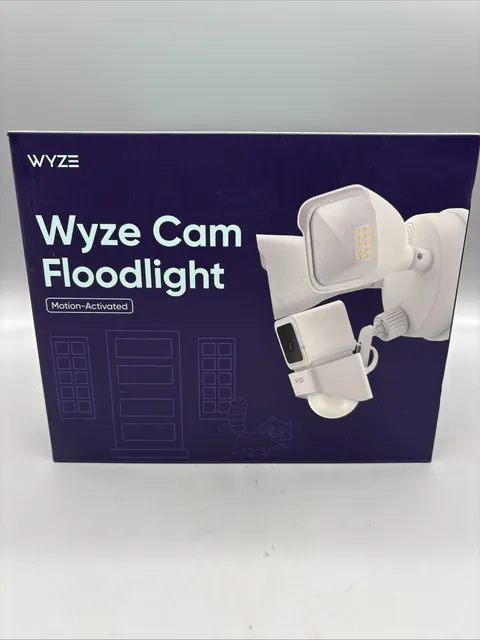 Wyze WZEC3FL Outdoor Floodlight Security Camera 2600 Lumen White*FREE SHIPPING*