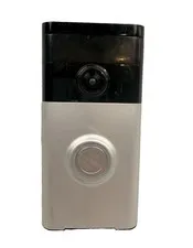 Ring Battery Video Doorbell | In Color Satin Nickel | Preowned