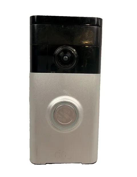 Ring Battery Video Doorbell | In Color Satin Nickel | Preowned