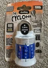 Master Lock Dudley Lock The Cyclone Letter Word combo lock NEW blue