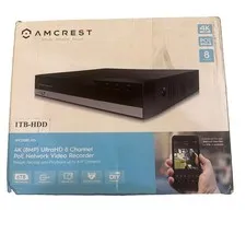 Amcrest NV2108E 4K UHD 8 Channel Video Network Recorder