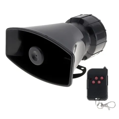 7 Tone Sound Loud Car Siren Vehicle Horn Hooter/Ambulance/Siren/Traffic Sound
