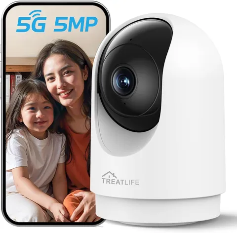 3K 5MP Indoor 2.4G/5G Wifi Security Camera, Smart Home Surveillance Camera with