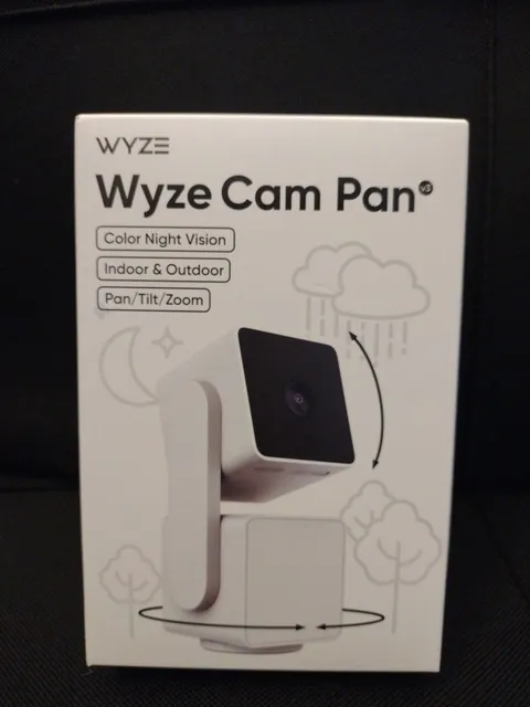 Wyze Cam Pan v3 Color Night Vision Indoor Outdoor 1080p Wi-Fi IP65 Alexa Google