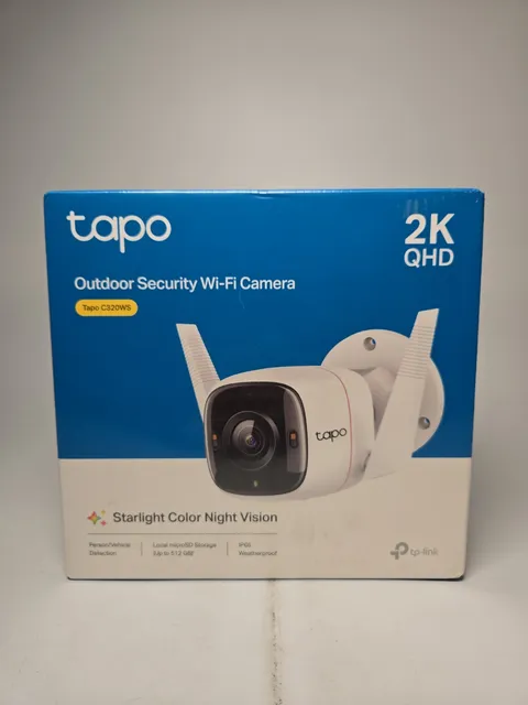 TP-Link Tapo C320WS 2K QHD Security Camera Outdoor Wired Starlight Sensor