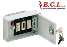 LINCE Spa 592BAC120 Lecteurs de Clés Aluminium 3 Portes Bticino Magie