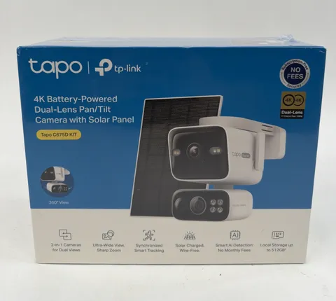 Tapo 4K Security Camera Wireless Outdoor C675D KIT