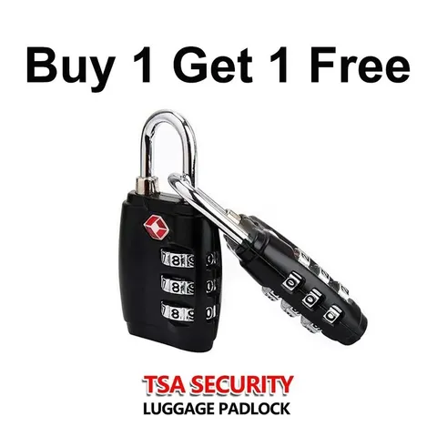 TSA Approved Combination Lock PadLock Locker Locks Security Suitcase Luggage Bag
