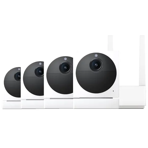 Wyze Cam Outdoor Add-on v2 (4 Cameras 4 with Base Station, White