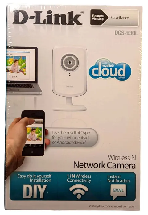 D-Link DCS-930L Wireless N Network Camera mydlink Cloud Home Security Camera