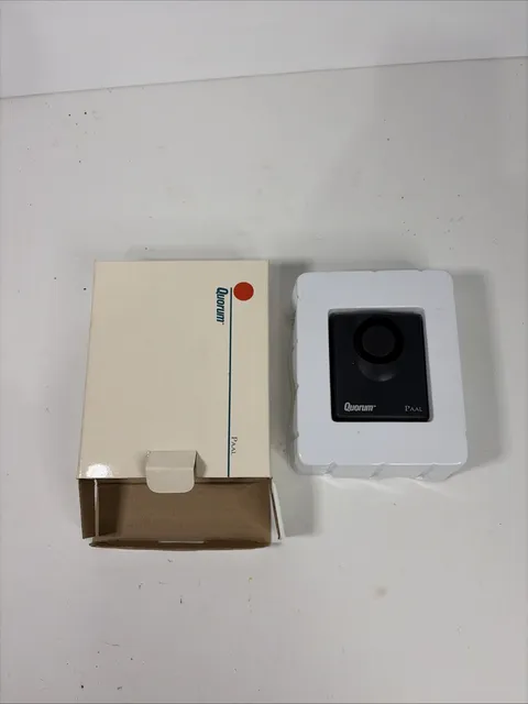 Quorum PAAL Personal Security Alarm Clip & Pull Pin Black NEW