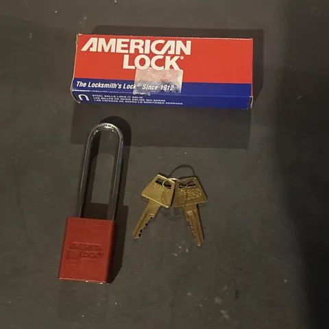 AMERICAN LOCK A1107RED Heavy Duty Lockout Padlocks Locks 3" Shank RED