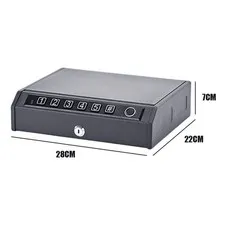 Biometric Safe Compact Portable Safe Box For Travel And Home Steel Recommended