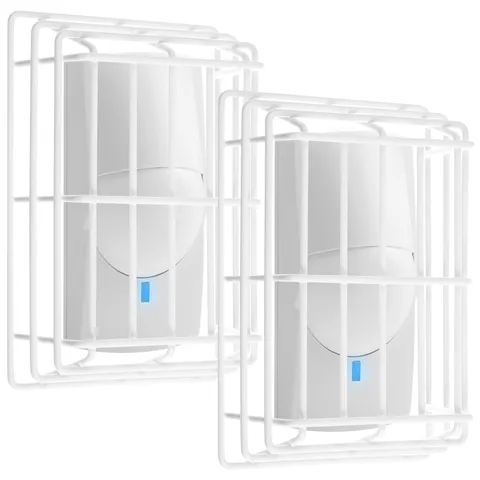 2 Pcs Motion Detector Wire Cage, 6.2 x 4 x 2.2 Inch Steel Motion Detector The...