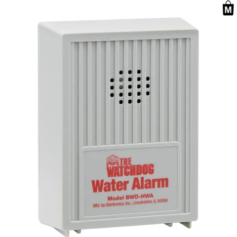 Battery-Powered 110 dB Water Alarm with 6 ft. Detachable Sensor - Home Safety