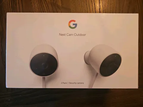 Google Nest Camera NC2400ES Outdoor Security Camera - 2 Pack- Sealed