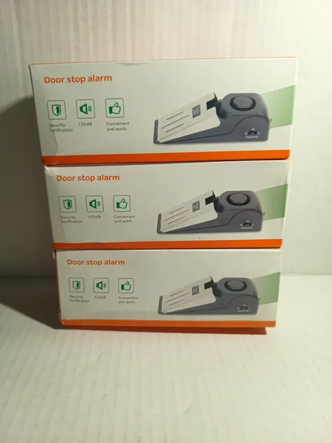Emdmak Door Stop Alarm with 120DB Siren Lot Of 3
