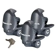  - (3) Keyed Alike Universal Trailer Coupler Locks w/6 Keys, 379KA-3 3 Pack