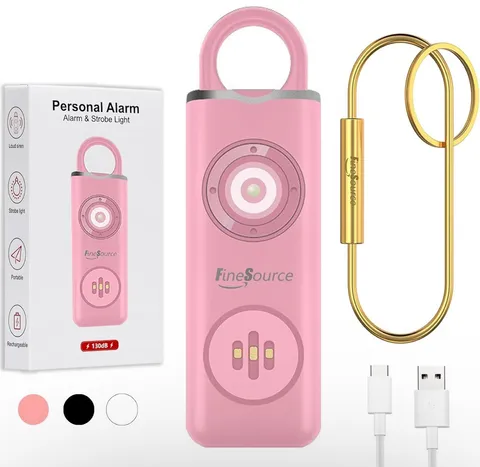 Personal Alarm Women Children Elderly USB Rechargeable 130B Siren Self-defense