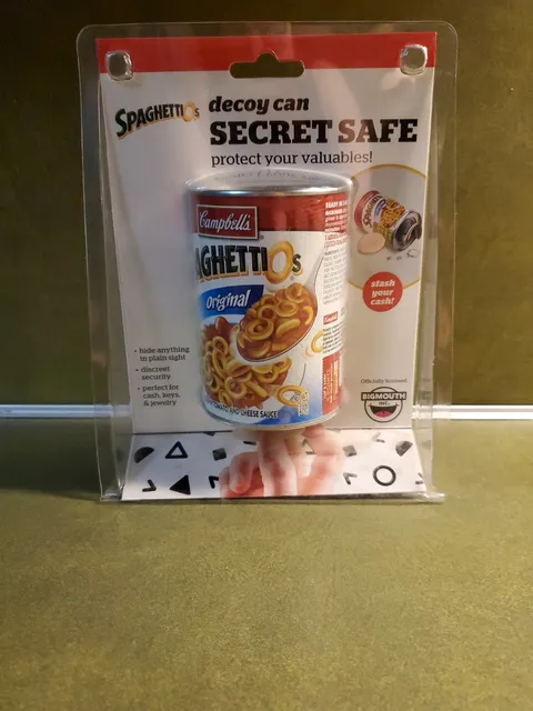 Spaghettios Decoy Can Secret Safe . Protect Your Valuables. New In Package. 2021