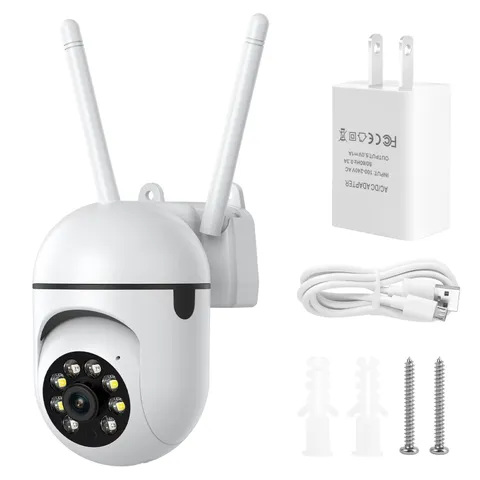Security Camera, 2.4G WiFi Home Waterproof Surveillance Cam, 2-Way Audio