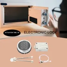 Gun Safe Lock Replacement Keypad Electronic Safe Lock with Solenoid Lock