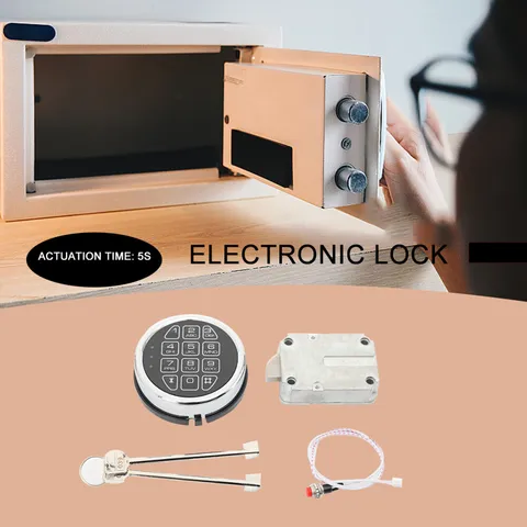 Gun Safe Lock Replacement Keypad Electronic Safe Lock with Solenoid Lock