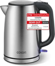 COSORI Stainless Steel Kettle, BPA Free, 1.7 L, Strix Technology, Boils in...